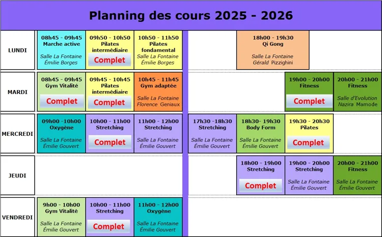 Planning 2025-2026